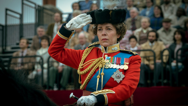 Picture shows: (L-R) Queen Elizabeth II (OLIVIA COLEMAN) (Photo: Netflix)