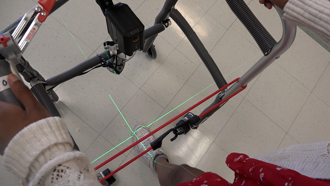 Kaavya Karthikeyan and Akanksha Tibrewala, two Fairfax County students, are aiming to treat Parkinson's symptoms with a one-of-a-kind product they created over the last two years. (WJLA){ }