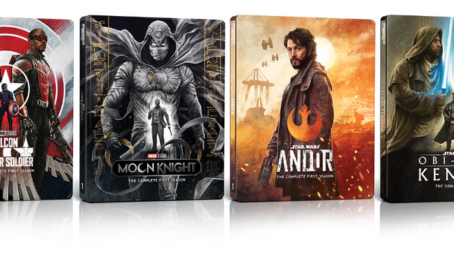 The Falcon and The Winter Soldier, Moon Knight, Obi-Wan Kenobi, and Andor arrive on 4K UHD and Blu-ray collectible Steelbook (Photo: Disney)
