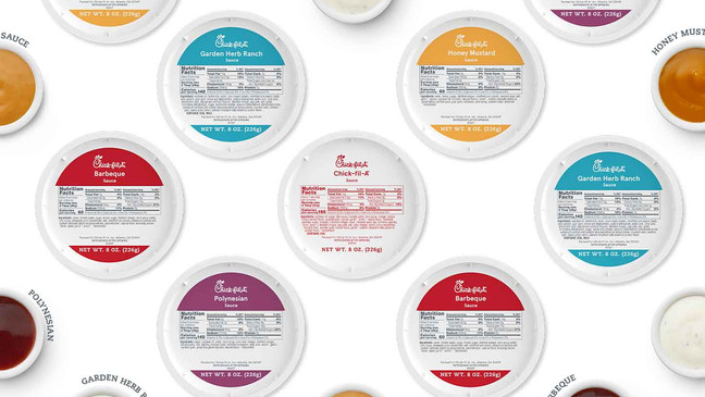 Chick-fil-A announced this month they are selling five of their signature sauces in 8-ounce containers, including Chick-fil-A, Polynesian, Barbeque, Honey Mustard, and Garden Herb Ranch that you can order in the app or in the drive-thru (Chick-fil-A)