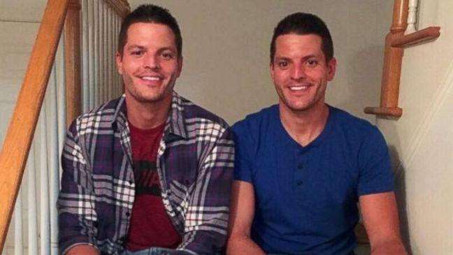Twins Josh and Jeremy Salyers pose for a photo. (Courtesy Brittany Deane)