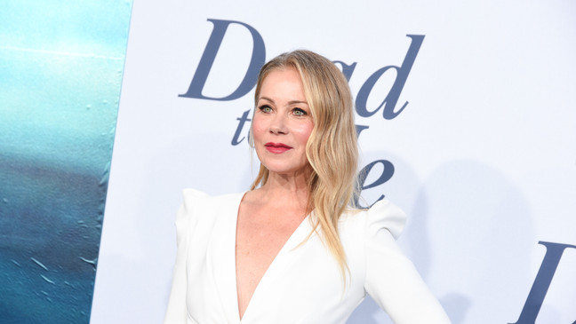 The "Dead to Me" star was traveling when she first felt symptoms and immediately went to a hospital when she landed back in Los Angeles. (Photo by Presley Ann/Getty Images)