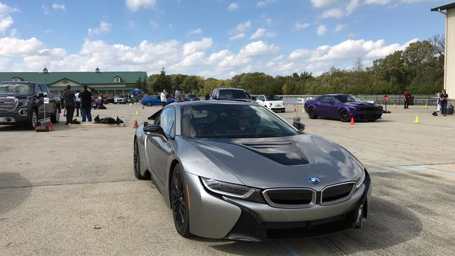 BMW i8 (Sinclair Broadcast Group / Jill Ciminillo)