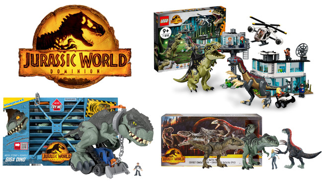 Holiday Gift Guide 2022: Jurassic World (Photo: LEGO, Mattel)