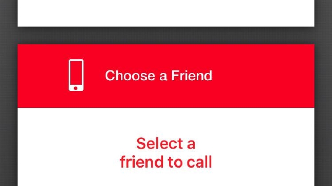 Setup for the SaferRide app is easy. Simply turn on location services and select a friend from your contacts that you can call when you need a ride.