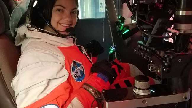 Alyssa Carson, 17, is preparing to be the first human on Mars{ }(Photo: NASA Blueberry)
