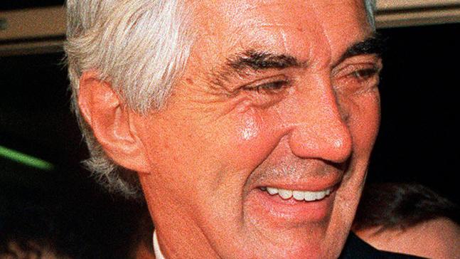 FILE - This December 1987 file photo shows automaker John DeLorean. A federal court in New Jersey dismissed a lawsuit brought by Sally DeLorean, the widow of automaker John DeLorean, over royalties stemming from the “Back to the Future” movies. (AP Photos/File)