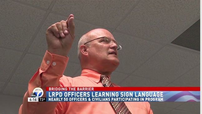 Eddie Schmeckenbecher, AR gov. Asa Hutchinson's ASL interpreter