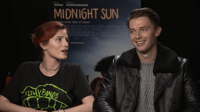 MIDNIGHT SUN stars Bella Thorne and Patrick Schwarzenegger sat down with KUTV film critic Ryan Painter to talk about their talk on-screen chemistry (Photo: Open Road Films)