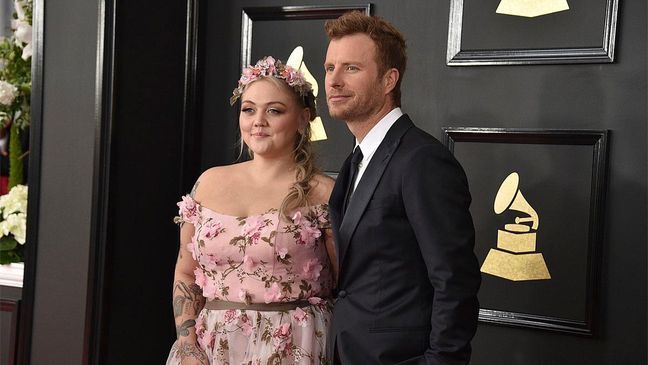 FILE - Elle King, left, and Dierks Bentley arrive at the 59th annual Grammy Awards at the Staples Center on Sunday, Feb. 12, 2017, in Los Angeles. (Photo by Jordan Strauss/Invision/AP)