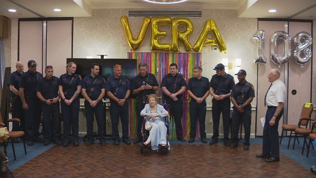 A very special happy birthday to Arlington resident Vera Punke who turned 108 years old. (7News)