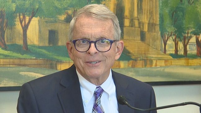 Governor Mike DeWine, pictured on September 8, 2021. (WSYX){p}{/p}