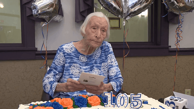 'Eat your spinach and drink your milk': Longtime educator celebrates 105th birthday (WEAR) 