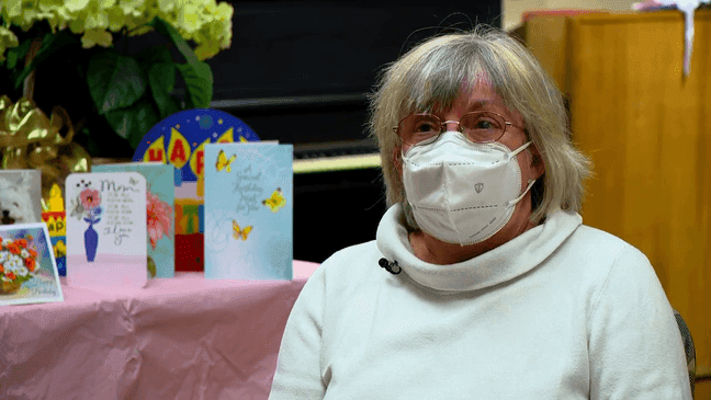 JAN. 12, 2022 - Bernice Liverett, a World War II veteran who resides in Black Mountain, celebrated her 103rd birthday Wednesday, Jan. 12, with family and friends. She served in the U.S. Army as medical transportation. (Photo credit: WLOS staff)