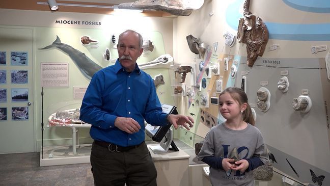 {p}A 9-year-old Maryland girl, Molly Sampson, is taking pride in her once-in-a-lifetime discovery after finding a Megalodon shark tooth on a Calvert County Cliffs that experts say it’s 15-million-years -old. (Photo: Caroline Patrickis/WJLA){br}{/p}