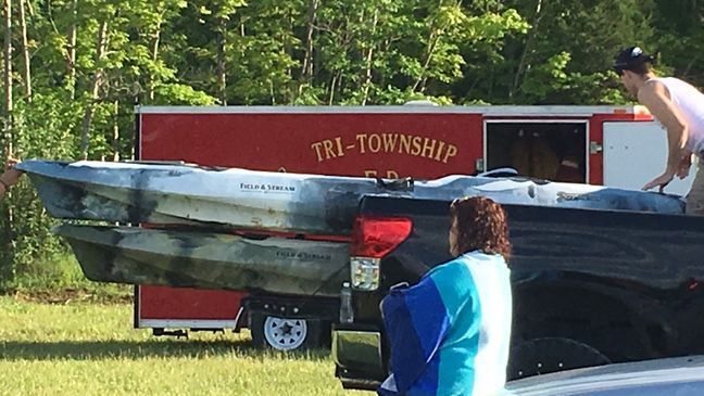 Authorities were searching for a kayaker who went underwater and vanished while helping a friend at Alum Creek State Park in Ohio. (WSYX/WTTE)