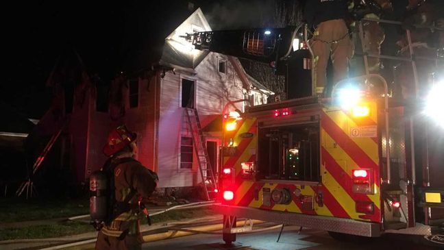 Firefighters say a man set his Miamisburg, Ohio, home on fire while trying to kill insects with a flammable device. (WKEF/WRGT)