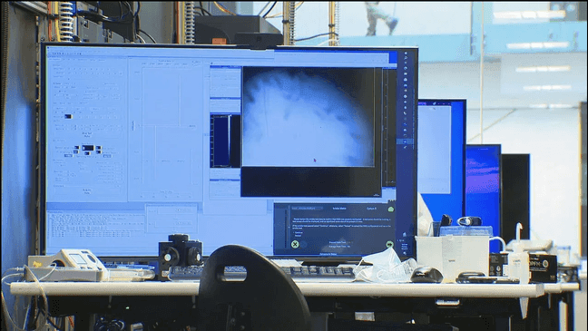 Computers are seen at the Allen Institute of Brain Science. (KOMO News)