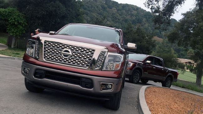 2017 Nissan Titan  Platinum trim (Photo by Jill Ciminillo)