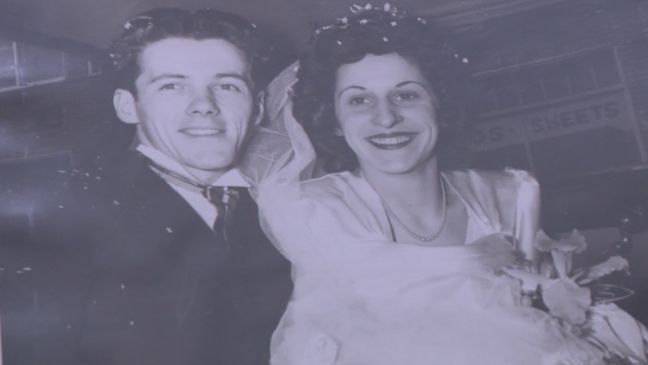 A picture of Robert and Ann Gorman at their wedding. (WJAR){&nbsp;}