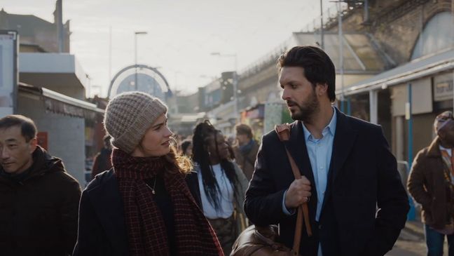 What's Love Got To Do With It? stars Lily James, Shazad Latif and Emma Thompson (Photo: Shout! Factory)