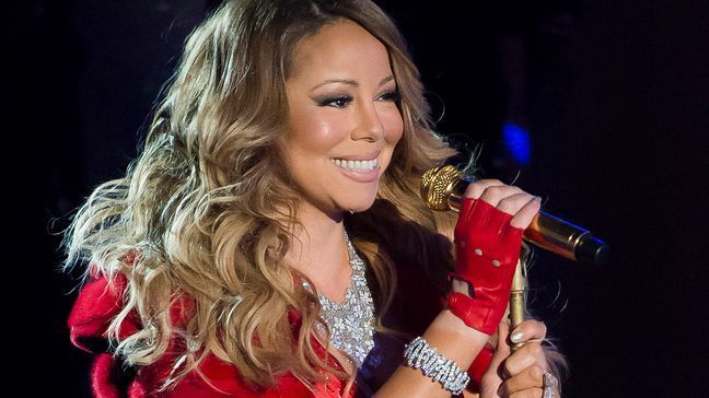 FILE - Mariah Carey performs at the 82nd Annual Rockefeller Center Christmas tree lighting ceremony on Dec. 3, 2014, in New York.{&nbsp;} (Photo by Charles Sykes/Invision/AP, File)