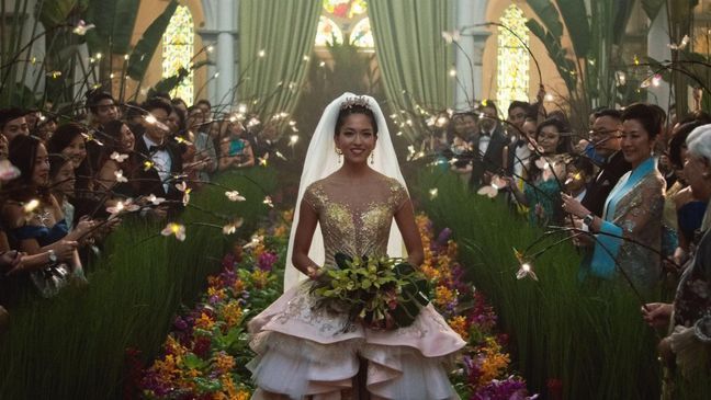 SONOYA MIZUNO as Araminta in Warner Bros. Pictures' and SK Global Entertainment's and Starlight Culture's contemporary romantic comedy "CRAZY RICH ASIANS," a Warner Bros. Pictures release. (Photo: Warner Bros.)