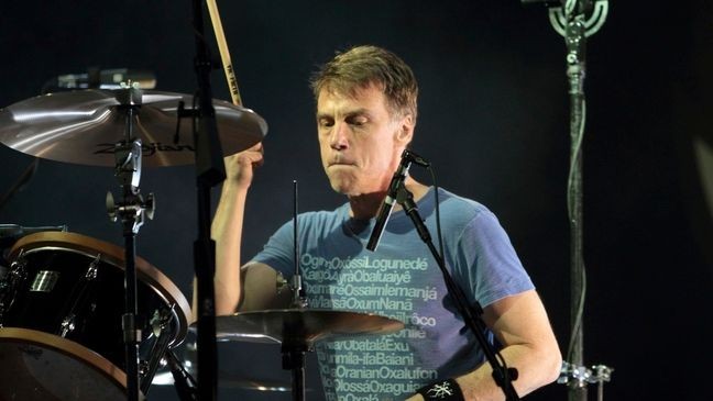 FILE - Matt Cameron performs during the MMR B Q radio station concert on May 18, 2013, in Camden, N.J. (Photo by Owen Sweeney/Invision/AP, File)