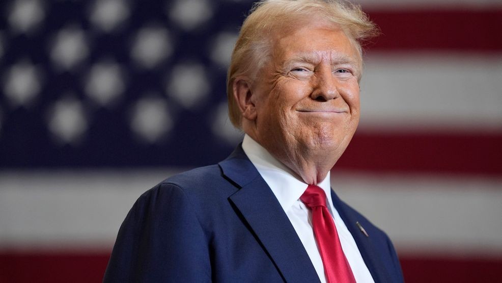 Republican presidential nominee former President Donald Trump speaks during a campaign event, Wednesday, Sept. 25, 2024, in Mint Hill, N.C. (AP Photo/Evan Vucci)