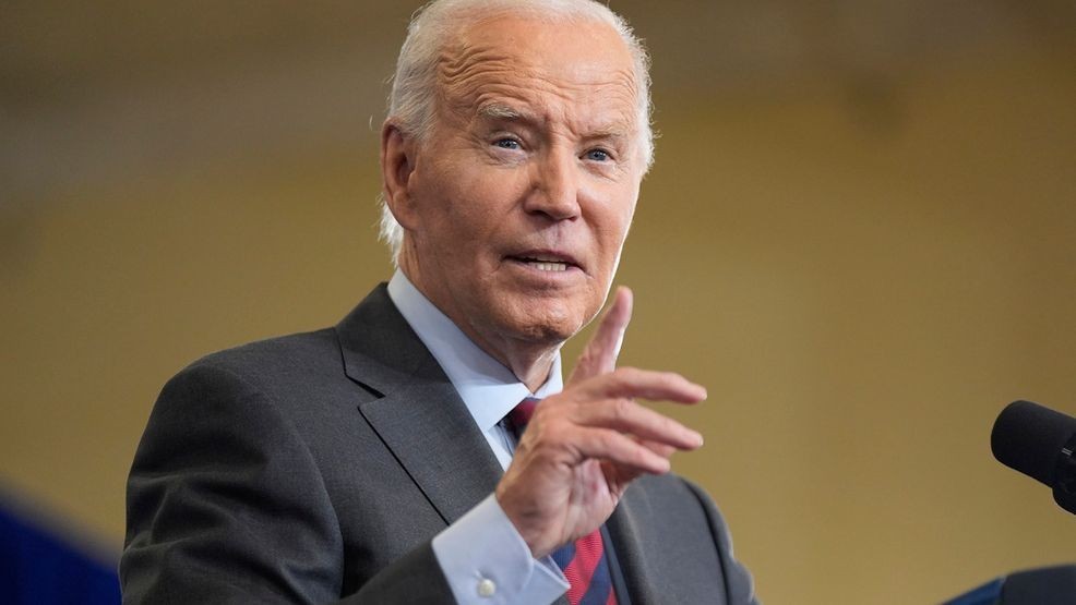 President Joe Biden delivers remarks on lowering the cost of prescription drugs, at NHTI Concord Community College, Tuesday, Oct. 22, 2024, in Concord, N.H. (AP Photo/Manuel Balce Ceneta)