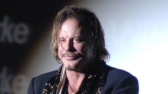 ANTALYA, TURKIYE - (ARCHIVE): A file photo dated October 18, 2008, shows US actor Mickey Rourke attending thepremiere of the 'Wrestler' during the 45th Antalya Golden Orange Film Festival and the 4th International Eurasia Film Festival in Antalya, Turkiye. (Photo by Okan Ozer/Anadolu via Getty Images)