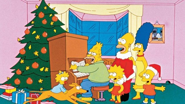 The premiere episode of "The Simpsons" was actually a Christmas special. (Courtesy: Fox){p}{/p}