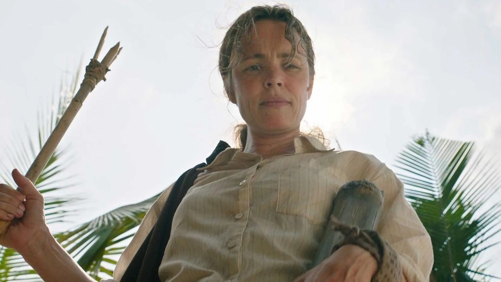 Image for story: Why is Rachel McAdams drenched in blood and screaming her head off?!