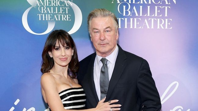NEW YORK, NEW YORK - MAY 28: Hilaria Baldwin and Alec Baldwin attend the 2025 American Ballet Theatre Spring Gala at Cipriani South Street on May 28, 2025 in New York City. (Photo by Michael Loccisano/Getty Images)