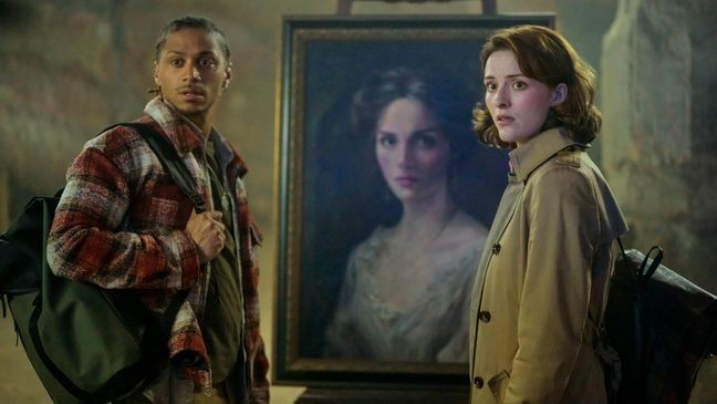 Bluey Robinson and Olivia Morris make up the non-magical team members. (Photograph by Aleksandar Letic)