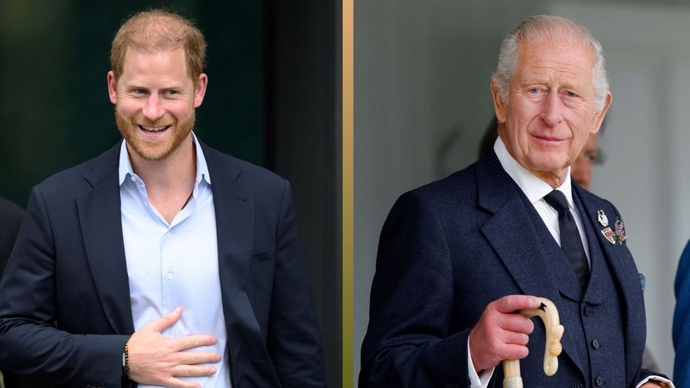 Prince Harry met with King Charles III after a nearly 19 month estrangement. (Photo by Karwai Tang/WireImagePhoto by Max Mumby/Indigo/Getty Images