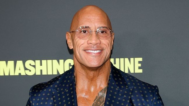 BEVERLY HILLS, CALIFORNIA - SEPTEMBER 29: Dwayne Johnson attends the Los Angeles Premiere of A24's "The Smashing Machine" at Samuel Goldwyn Theater on September 29, 2025 in Beverly Hills, California. (Photo by Frazer Harrison/Getty Images)