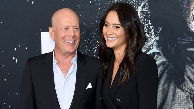 NEW YORK, NY - JANUARY 15:  Bruce Willis and Emma Heming attend the "Glass" New York Premiere at SVA Theater on January 15, 2019 in New York City.  (Photo by Jamie McCarthy/Getty Images)