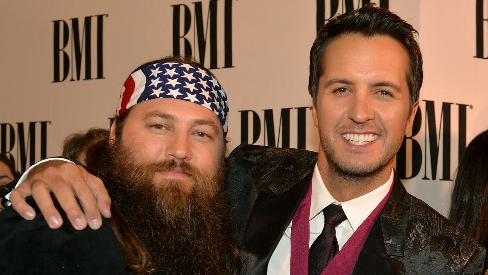 Willie Robertson of Duck Dynasty and country singer Luke Bryan went on a hunting trip where Willie got a preview of one of his most famous hit songs.{ } (Photo by Rick Diamond/Getty Images)
