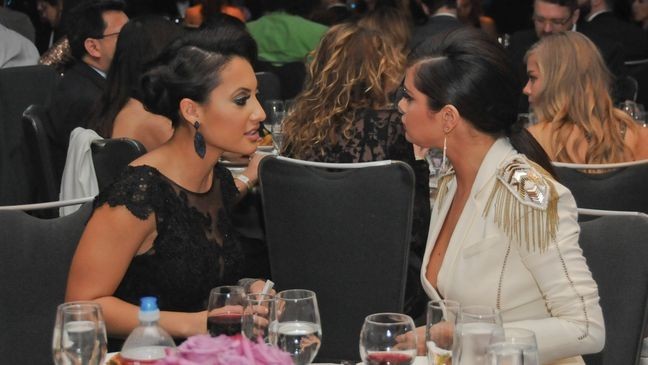 LOS ANGELES, CA - NOVEMBER 08: (EXCLUSIVE COVERAGE) Actress Francia Raisa and actress / singer Selena Gomez attend the Unlikely Heroes' 3rd Annual Awards Dinner And Gala at Sofitel Hotel on November 8, 2014 in Los Angeles, California. (Photo by Vivien Killilea/Getty Images for Unlikely Heroes)