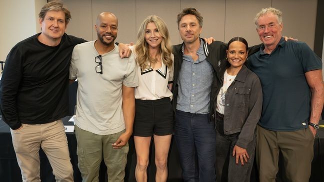 SCRUBS - #101 Table Read. (Disney/John Fleenor)BILL LAWRENCE, DONALD FAISON, SARAH CHALKE, ZACH BRAFF, JUDY REYES, JOHN C. MCGINLEY