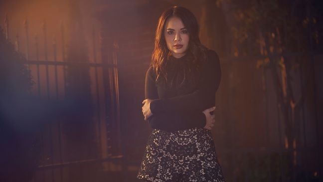 PRETTY LITTLE LIARS: THE PERFECTIONISTS - Freeform's "Pretty Little Liars: The Perfectionists" stars Janel Parrish as Mona. (Kurt Iswarienko via Getty Images)