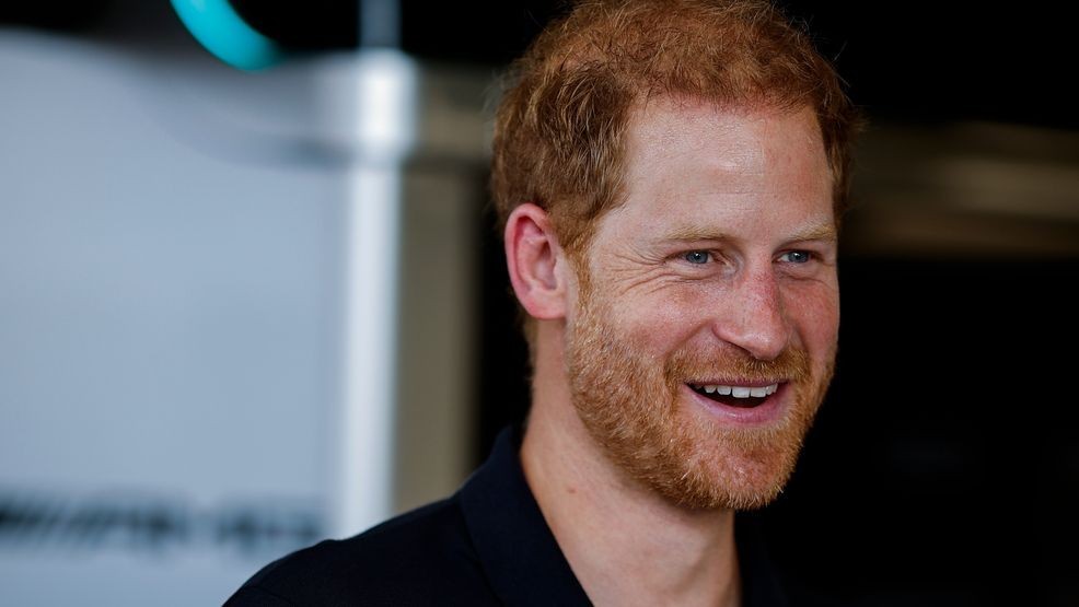 FILE - Prince Harry, Duke of Sussex looks on in the Mercedes garage prior to the F1 Grand Prix of United States at Circuit of The Americas on October 22, 2023, in Austin, Texas. (Photo by Chris Graythen/Getty Images)