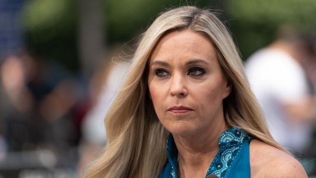 UNIVERSAL CITY, CALIFORNIA - JUNE 12: Kate Gosselin visits "Extra" at Universal Studios Hollywood on June 12, 2019 in Universal City, California. (Photo by Noel Vasquez/Getty Images)