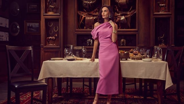 Demi Moore as Cami in Landman, season 2, streaming on Paramount+. Photo Credit: Emerson Miller/Paramount+