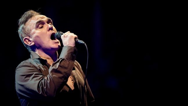 LONDON, UNITED KINGDOM - MARCH 07: Morrissey performs at Royal Albert Hall on March 07, 2018 in London, United Kingdom. (Photo by Christie Goodwin/Redferns via Getty Images)