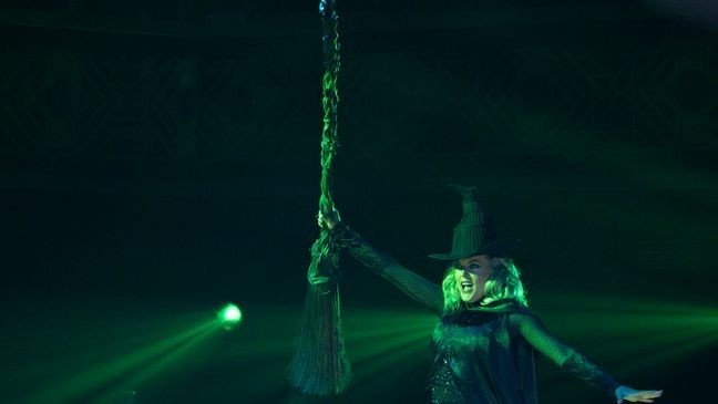 DANCING WITH THE STARS - "Wicked Night" - Elaine Hendrix performs "Defying Gravity" as Elphaba TUESDAY, OCT. 21 (8:00-10:00 p.m. EDT) on ABC. (Credit: Disney/Eric McCandless){&nbsp;}