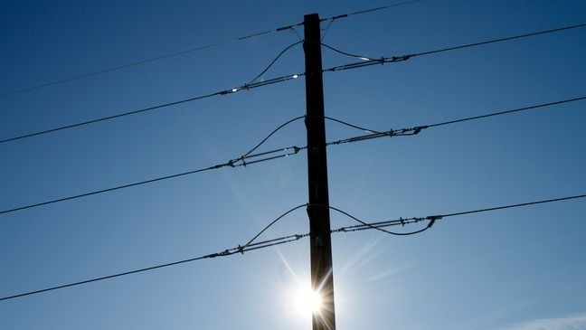 FILE - Vermont Electric Power Company transmission lines are seen on Feb. 8, 2012, in Waterbury, Vt. (AP Photo/Toby Talbot, File)