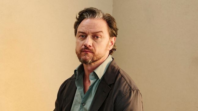 TORONTO, ONTARIO - SEPTEMBER 07: James McAvoy of "California Schemin'" poses in the Getty Images Portrait Studio Presented by IMDb and IMDbPro during the Toronto International Film Festival at InterContinental Toronto Centre on September 07, 2025 in Toronto, Ontario.  (Photo by Gareth Cattermole/Getty Images for IMDb)