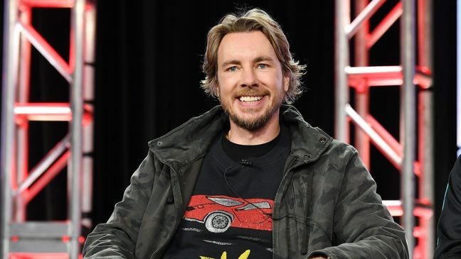 PASADENA, CALIFORNIA - JANUARY 16: Dax Shepard of "Top Gear America" speaks during the Discovery MotorTrend segment of the 2020 Winter TCA Press Tour at The Langham Huntington, Pasadena on January 16, 2020 in Pasadena, California. (Photo by Amy Sussman/Getty Images)